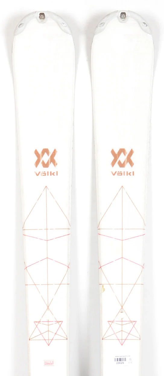 Völkl FLAIR 7.4 white / red - skis d'occasion Femme