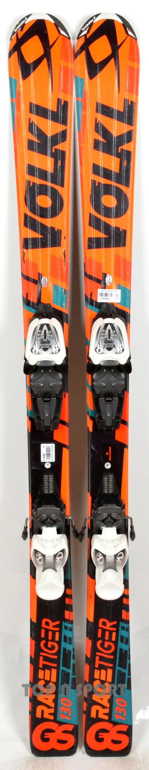 Völkl RACETIGER MOTION GS Jr orange / green - skis d'occasion Junior – Image 2