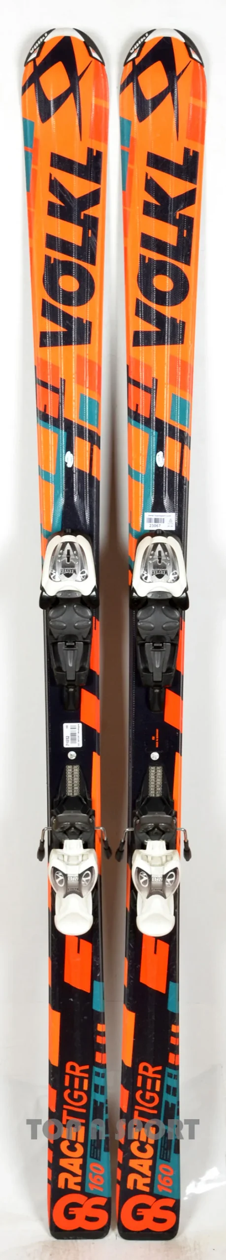 Völkl RACETIGER MOTION GS Jr orange / green - skis d'occasion Junior – Image 4